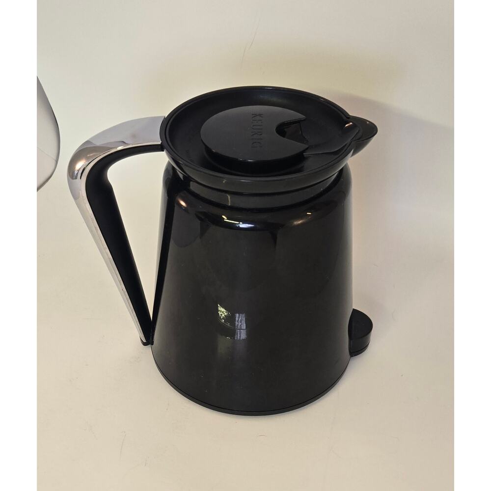 Keurig 2.0 K-cup Carafe Coffee Pitcher Insulated Brewing Pot Black 32 oz - Picture 2 of 8